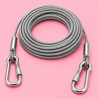 Silver Stainless Steel Laundry Drying Wire 3 mm for Home Balcony and Terrace