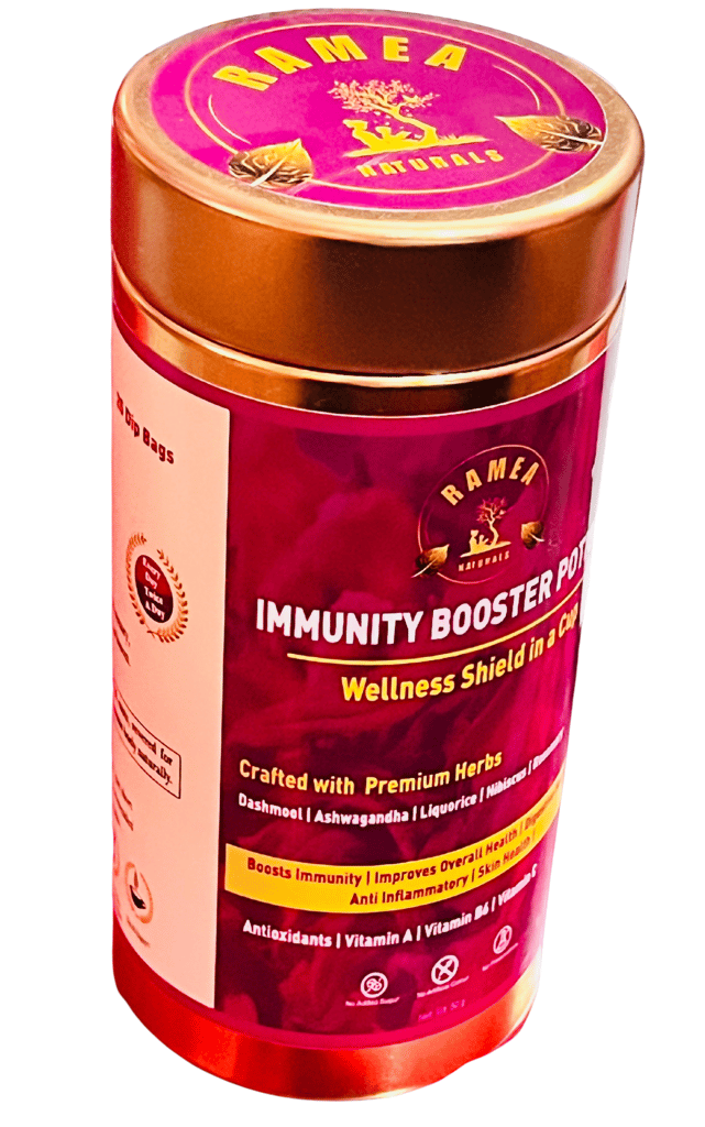 RAMEA Ayurveda | Immunity Booster Tea | Herbal Tea | Premium Herbal Formulation | 50g view 2