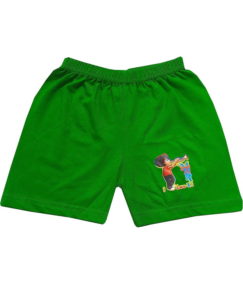 little PANDA Boy's Soft Cotton Regular Shorts, Multicolour (Pack of 5) view 2