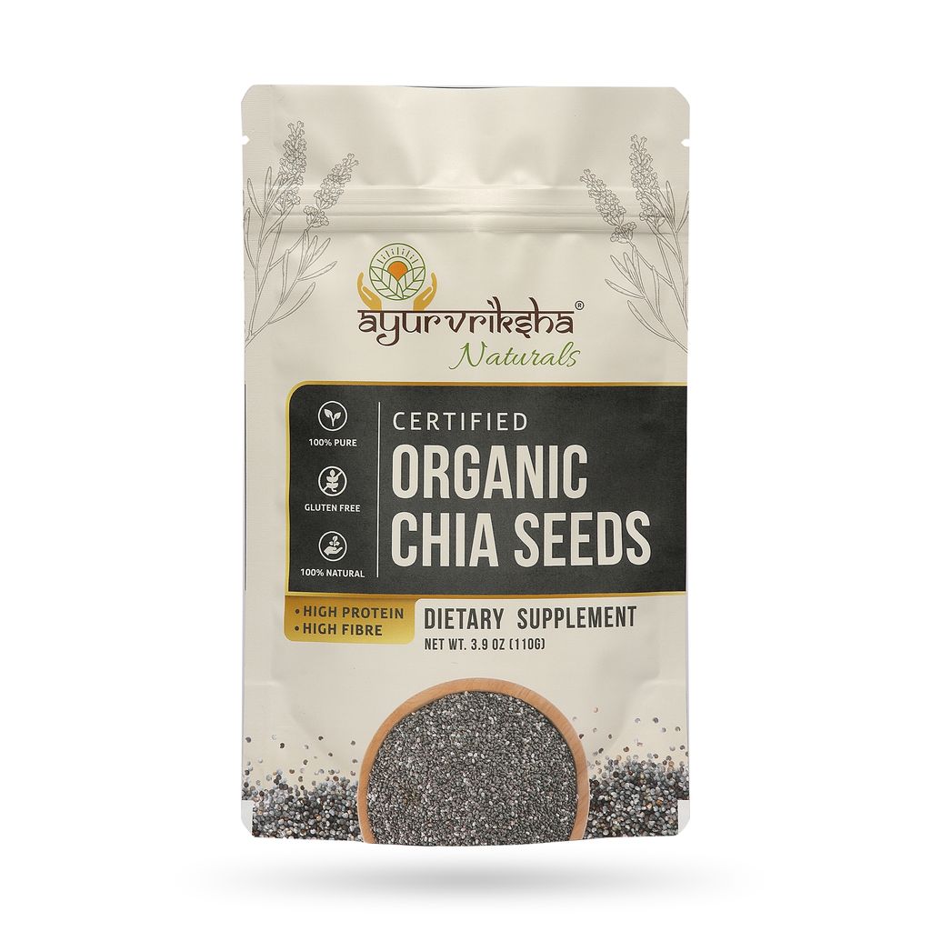 Ayurvriksha Naturals Weight Loss & Rich Source of Calcium with Omega 3 Raw Chia Seeds