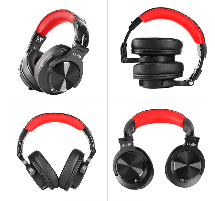 Refurbished CLAW SM50 - Studio Monitoring Wired Headphone (Red) view 2