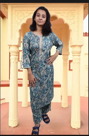 PickCell Handwork Kurti With Bottom view 2