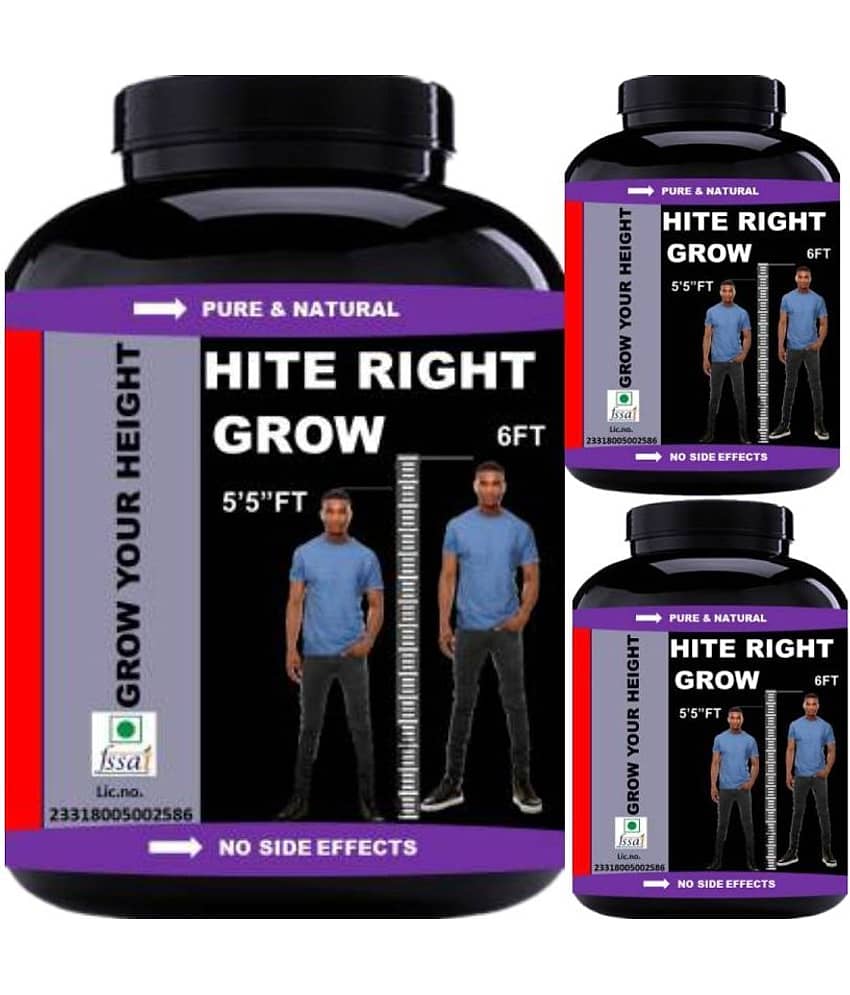 VITARA HEALTHCARE hite right grow vanilla flavor 0.3 kg Powder Pack of 3