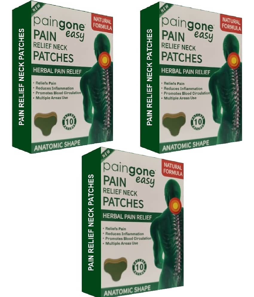 pink square Pain Relief Patch ( Pack of 3 )