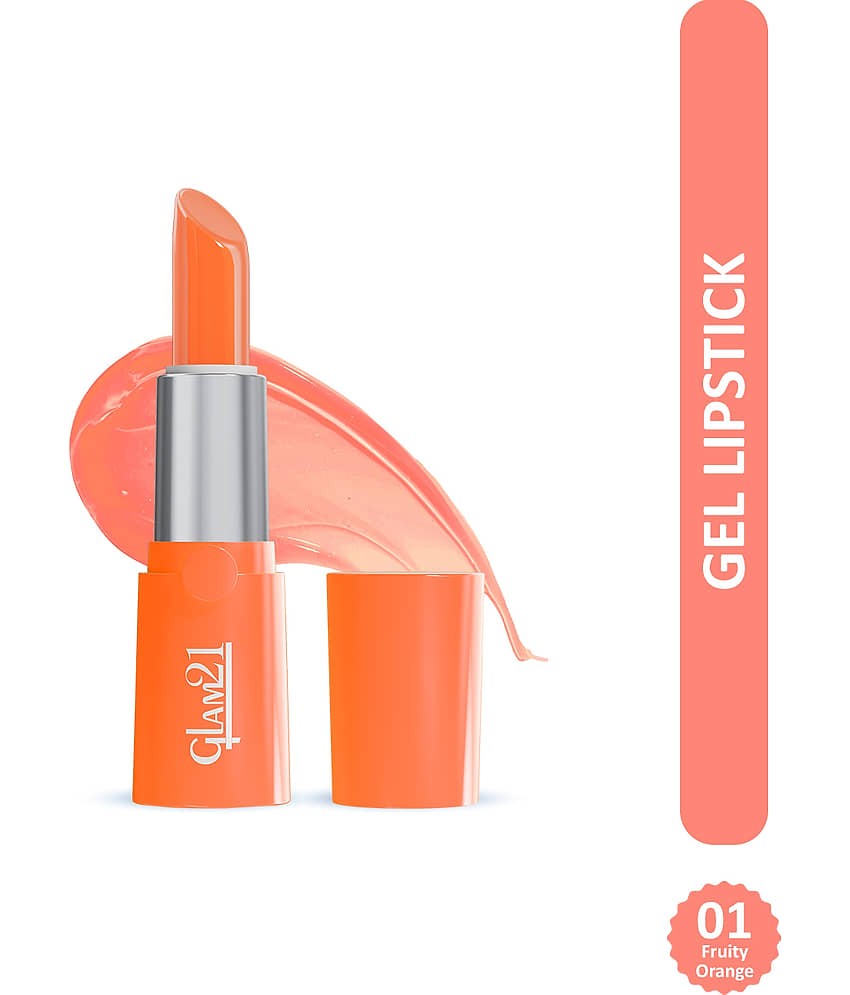Glam21 High Definition Lipstick With LightWeight & Moisturizing Gel Formula 3.6gm Flame Red-02
