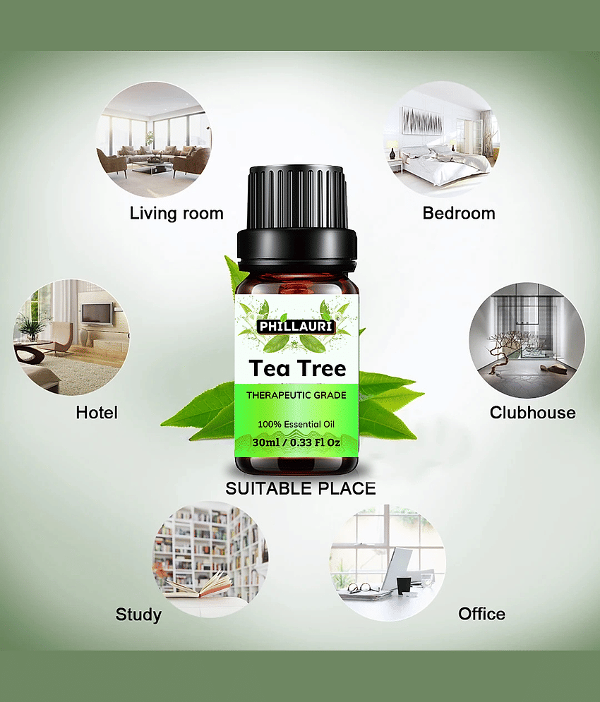 Phillauri Tea Tree Others Essential Oil Fruity With Dropper 30 mL ( Pack of 1 ) view 2