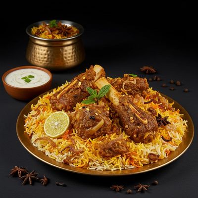 Hyderabad Mutton Dum Biryani
