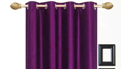 Door Curtain 7 Feet Pack of 1 Purple view 2