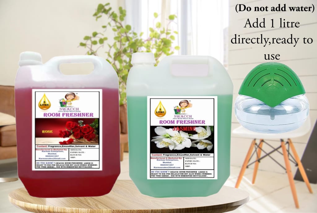Swacch Room Freshner (5 Litre) (Pack of 2) Rose & Jasmine view 2