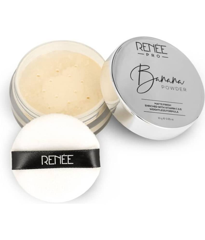 RENEE PRO Banana Loose Powder - Medium Beige, Long-Lasting, (Medium Beige,10g) view 2