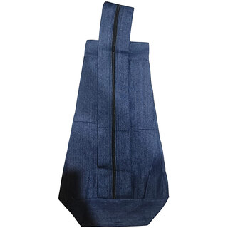 Denim Crossbody Sling Bag for Men Women view 2