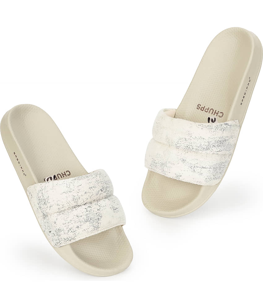CHUPPS Beige Women's Slide Flip Flop view 2
