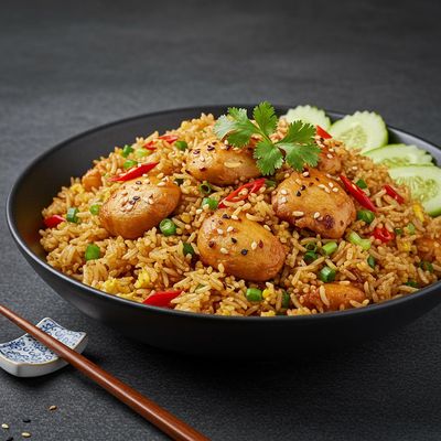 Aromatic Chicken Fried Rice