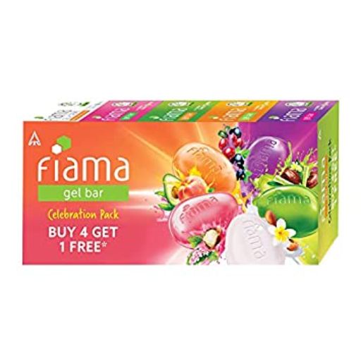 Fiama 5 Diff Bars 4X125 Gms plus 125 Gms