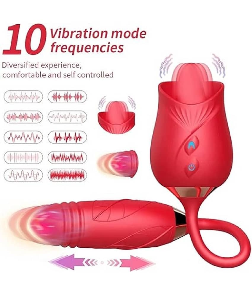 Vibrations TELESCOPIC ROSE Portable Manual Massager