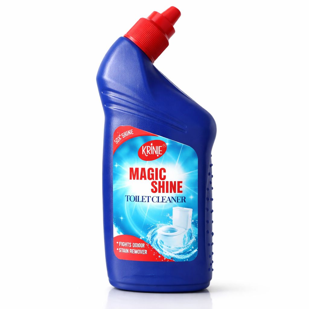 Krinie Magic Shine Toilet Cleaner Liquid (500ML) – 10X Shine, Tough Stain Remover & Odour Fighter