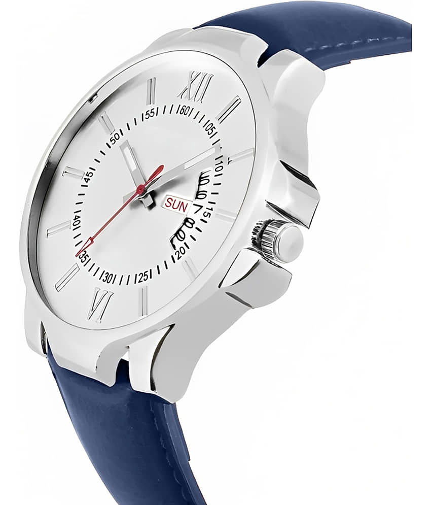 Trex Blue PU Analog Men's Watch view 2
