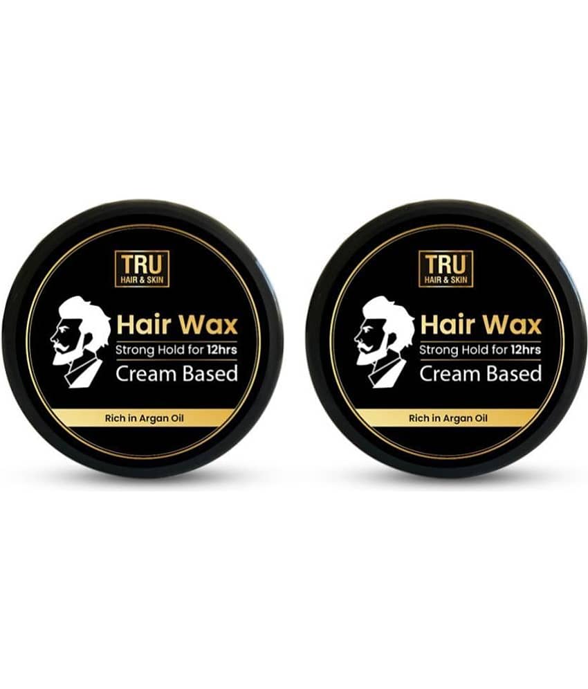 TRU HAIR & SKIN Hair Wax Cream For Men | Easy To Spread & Strong Hold For 12hrs (100gm Pack of 2)