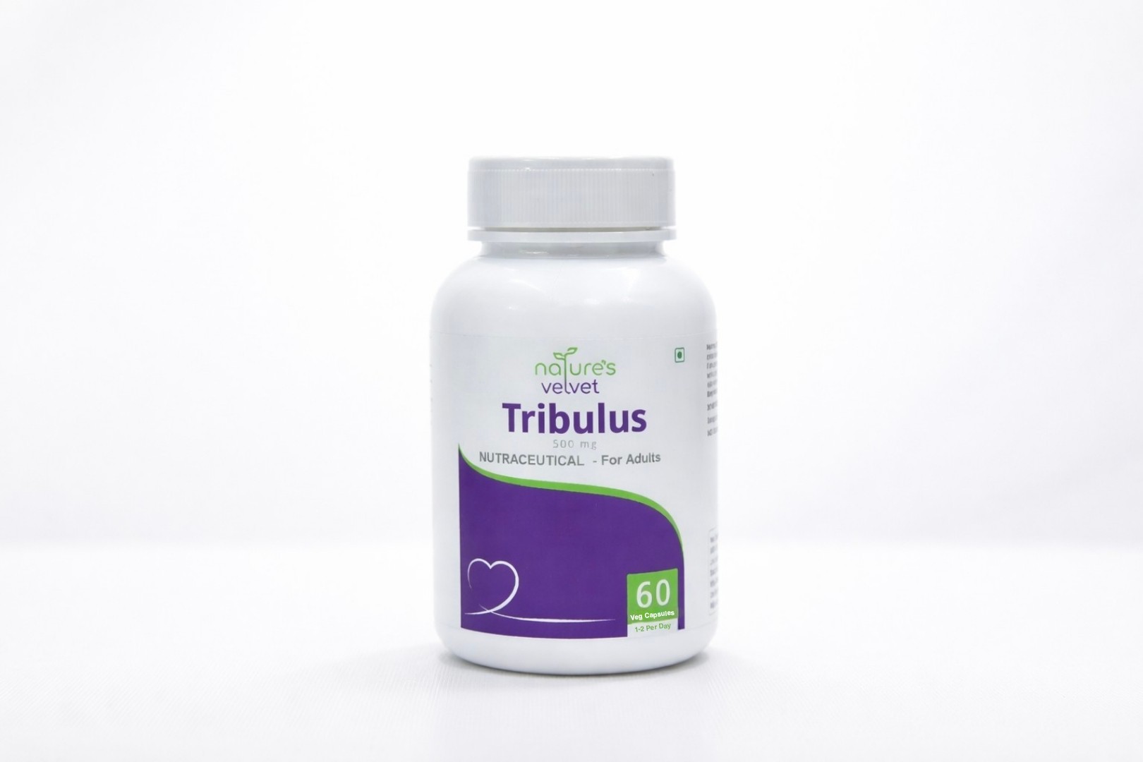 Natures Velvet Tribulus (Gokshura) Extract 500 mg Veg Capsules for Testosterone Support, Strength & Men’s Vitality – 60 Veg Capsules