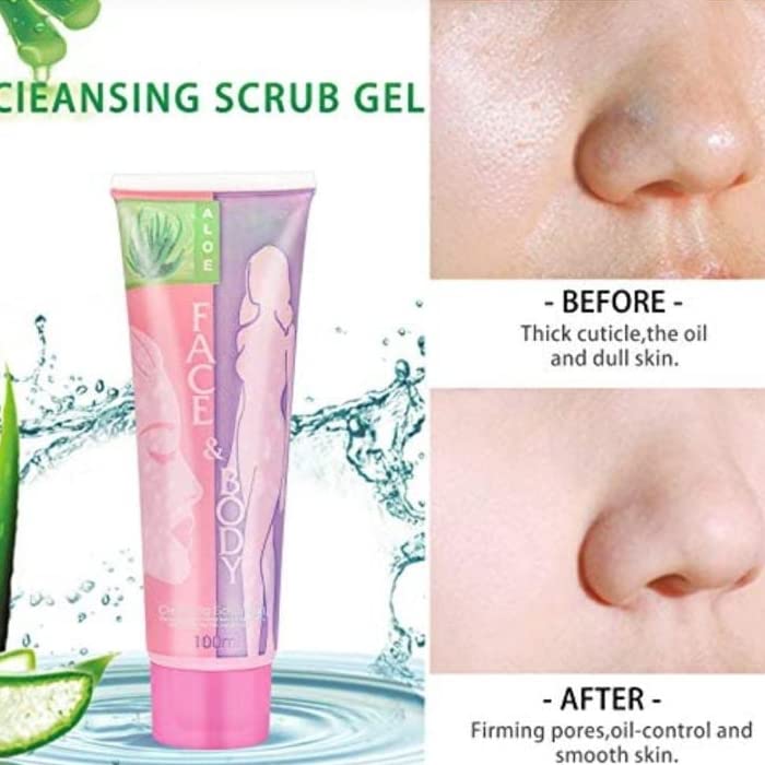 Elecsera Scrub Face And Body Cleansing Gel Scrub Pack of 3(300 ml) view 2