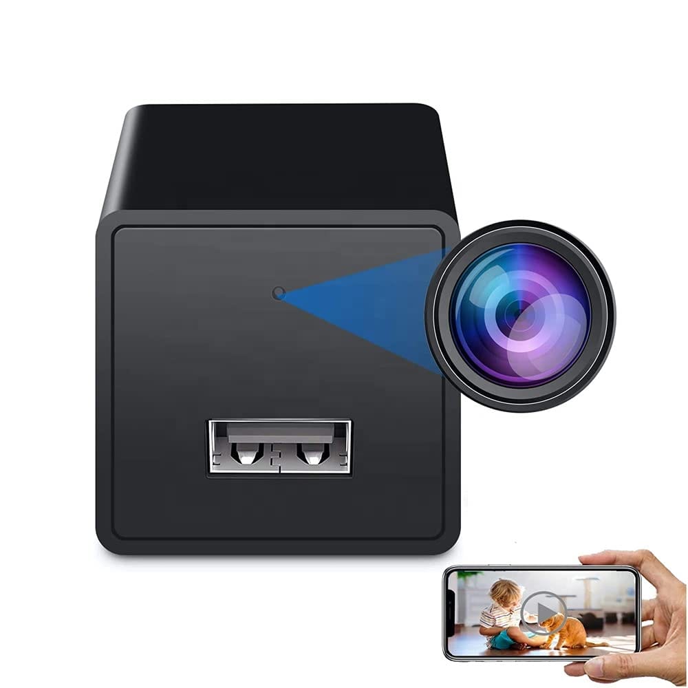 AUSHA Hidden Camera USB Wall Charger | 1080p HD, WiFi Monitoring, Motion Detection, Real-Time Alerts view 2