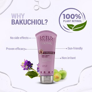 Lotus Herbals Youthrx Firm Bright Face WashBakuchiol Retinol Vitamin CAnti Ageing Brightening100Ml ( Pack Of 2 ) view 2
