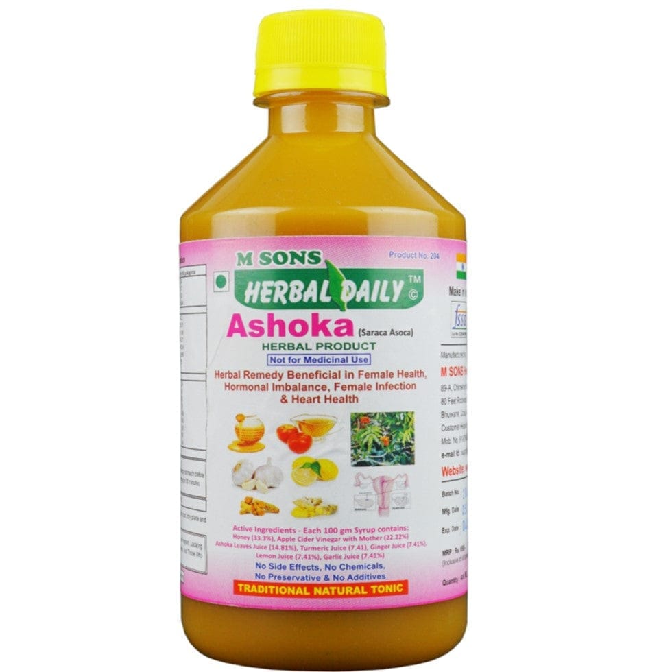 Herbal Daily Ashoka | Pure Herbs | Multivitamin | Vitamin C, Nutrients For Overall Health, Radiance, Strong Bones & Immunity Women Wellness view 2
