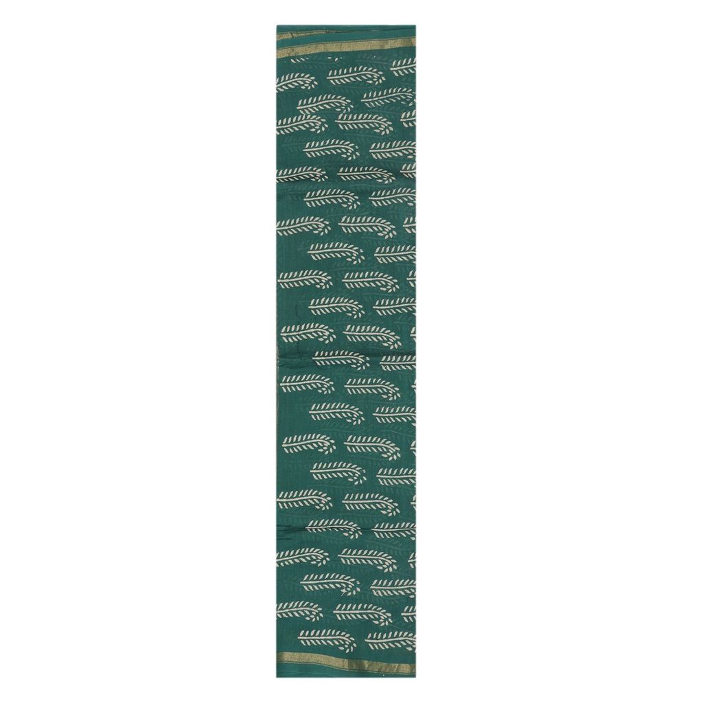 HANDLOOM CHANDERI 03 PCS DABU PRINTED SUIT (SKU - 1RDS01191120 Suit 35) view 2