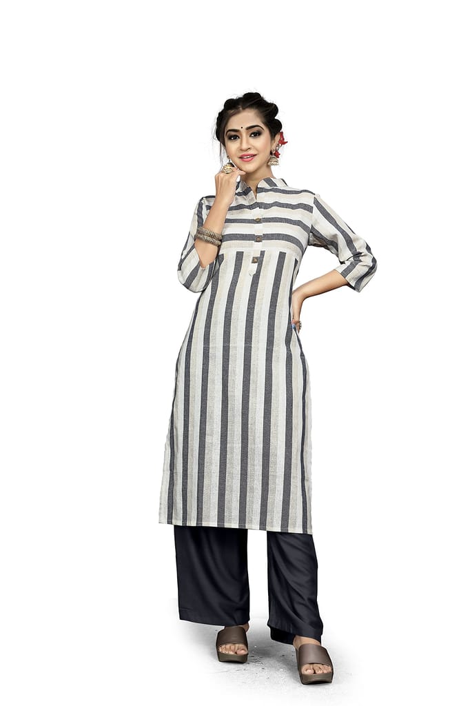 STYLEOO Women's Cotton Straight Kurta Combo Pack of 3 (M, L, XL, XXL) view 2