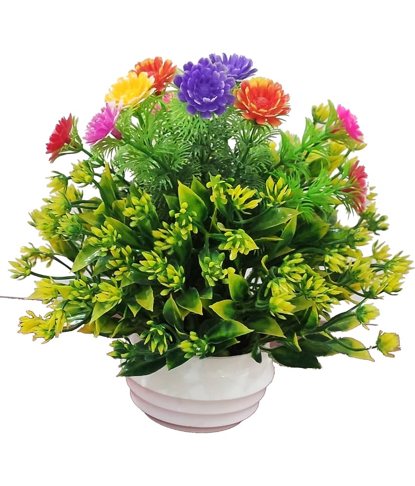 BAARIG - Multicolor Sunflower Artificial Flower ( Pack of 1 ) view 2