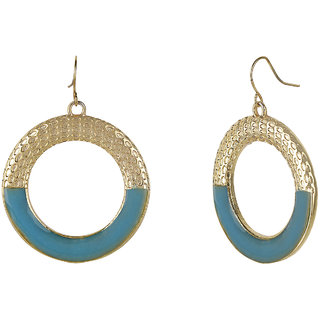 Round Ring Baali Earrings for Girls Daily Use Brass Material Earrings for Women's Fashion Jewellery for Party view 2