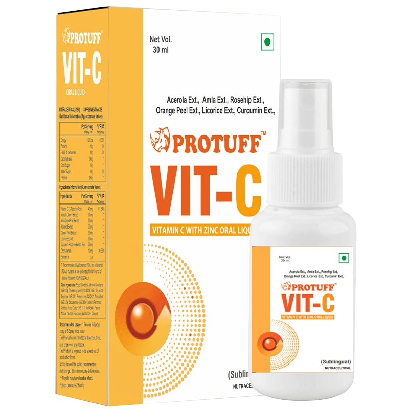 Vitamin C with Zinc Sublingual (Oral) Spray - 30ml (30 Servings)