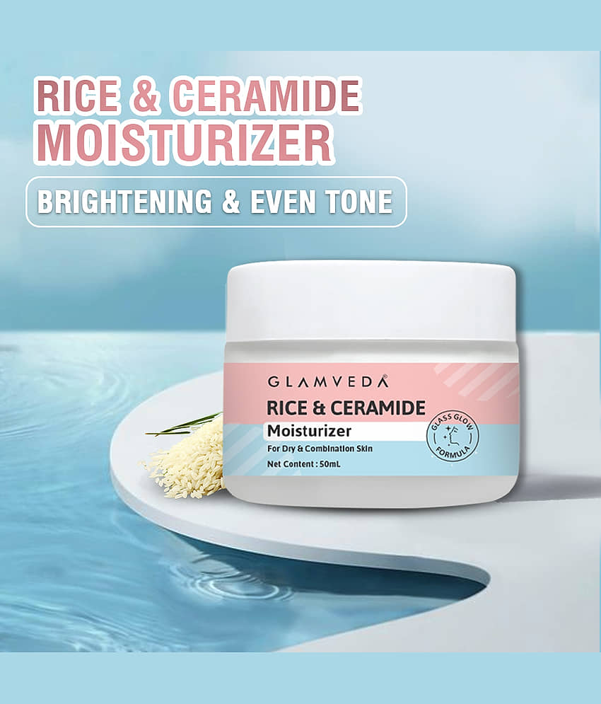 Glamveda Rice & Ceramide MoisturizerSkin Barrier Building & Nourishing, 50g view 2