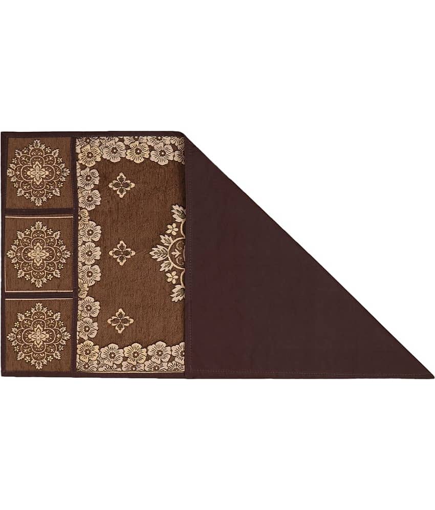 Velvet Ethnic Top Cover ( 99 53 ) Pack of 1 - Maroon view 2