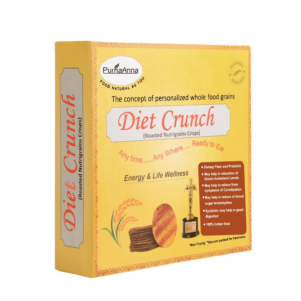 Aviyana Healthcare Diet Crunch Crisps | Indian Snacks | Nourishing Delights for Guilt-Free Snacking and Healthful Living | Panipuri, Methi & Chocolate (Anjeer) Flavour Khakra | Pack of 3 (3x200gm) view 2