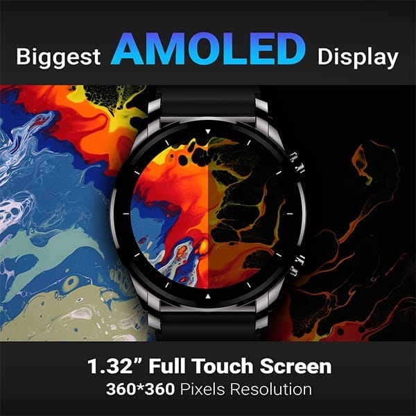 Fire-Boltt Thunder Bluetooth Calling 1.32 Inch Smartwatch with SpO2 view 2