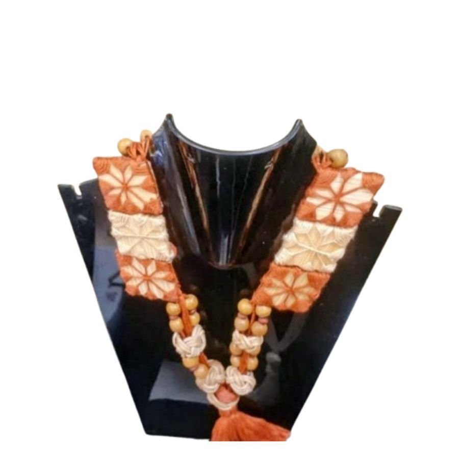 Handcrafted Traditional Cotton Thread Necklace view 2
