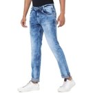 Mufti Mid Blue Super Slim Fit Original Stretch Jeans view 2