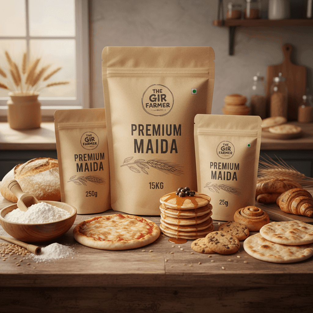 Organic Maida | Refined Wheat Flour for Baking & Cooking view 2