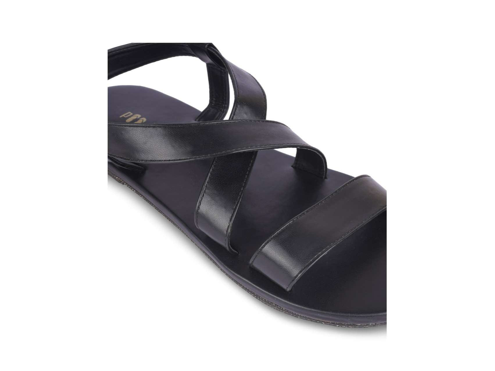 Paaduks Calor Black Sandals For Men - UK 9 view 2