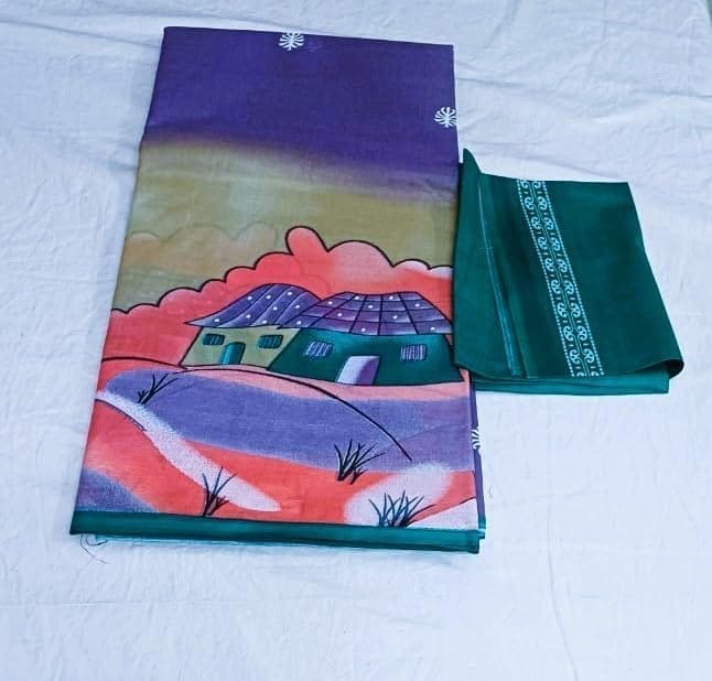 Lakhani Cotten Saree view 2