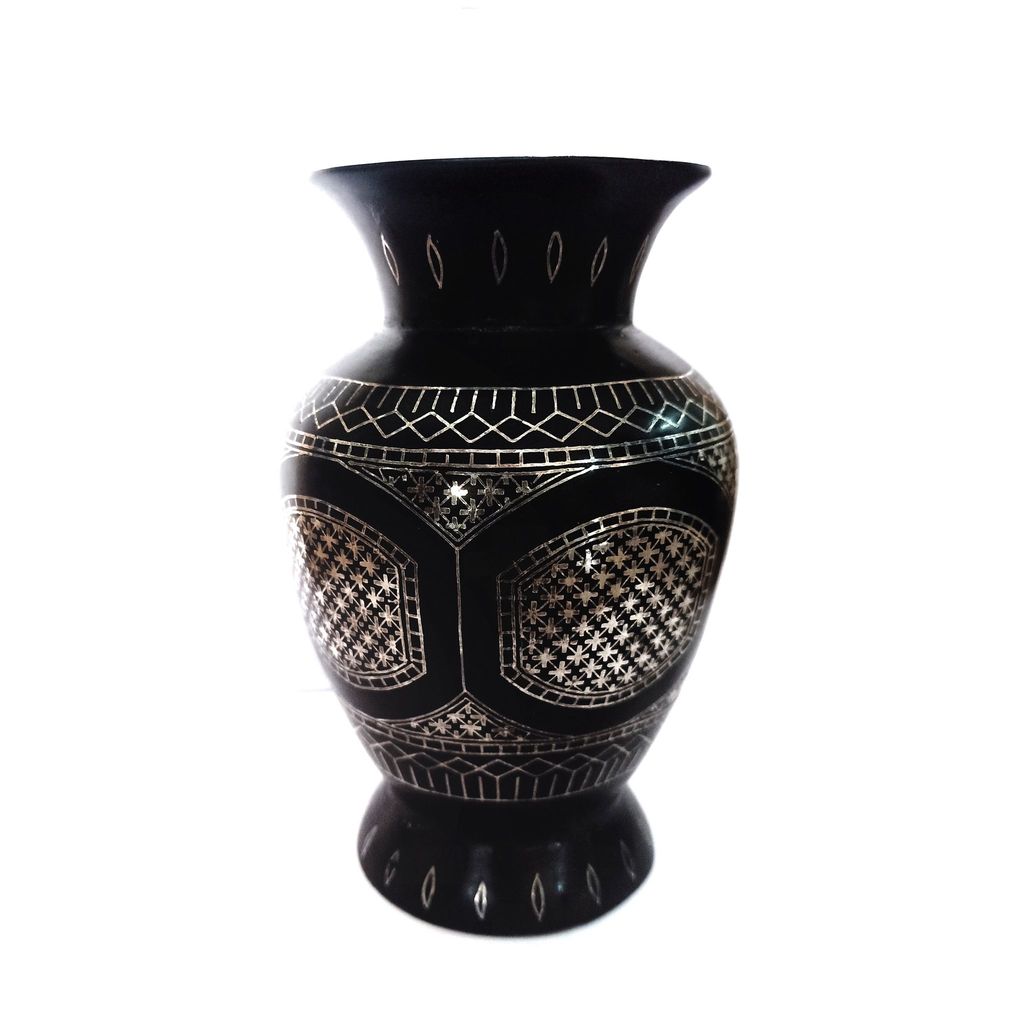 Bidri Work Lattu Vase Phool Jadi (1SMTDCOKA07781) view 2