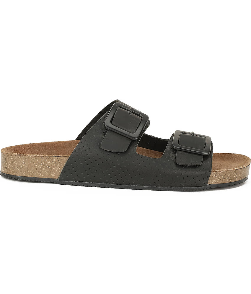 Bata - Black Men's Sandals view 2