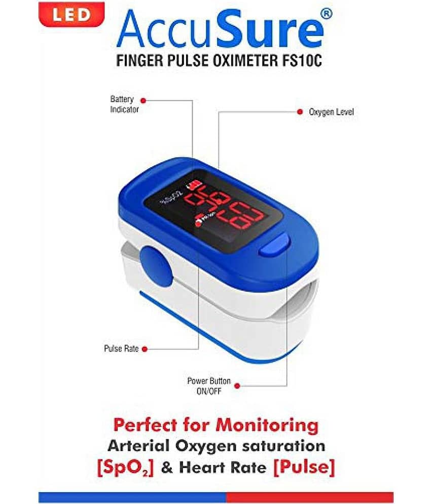 Accusure PULSE OXIMETER FS10C Finger Tip view 2