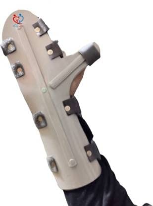 Linefaily Cock Up Splint With Thumb Palm & Elbow Support, Hand Support Hand Splints Malleable Are foam Padded For Patient comfort, Universal Size Multicolor view 2