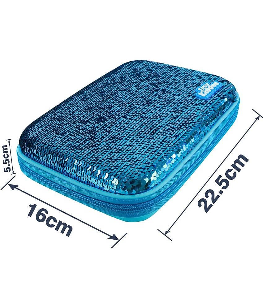 Bling pencil case Ice cream Blue view 2