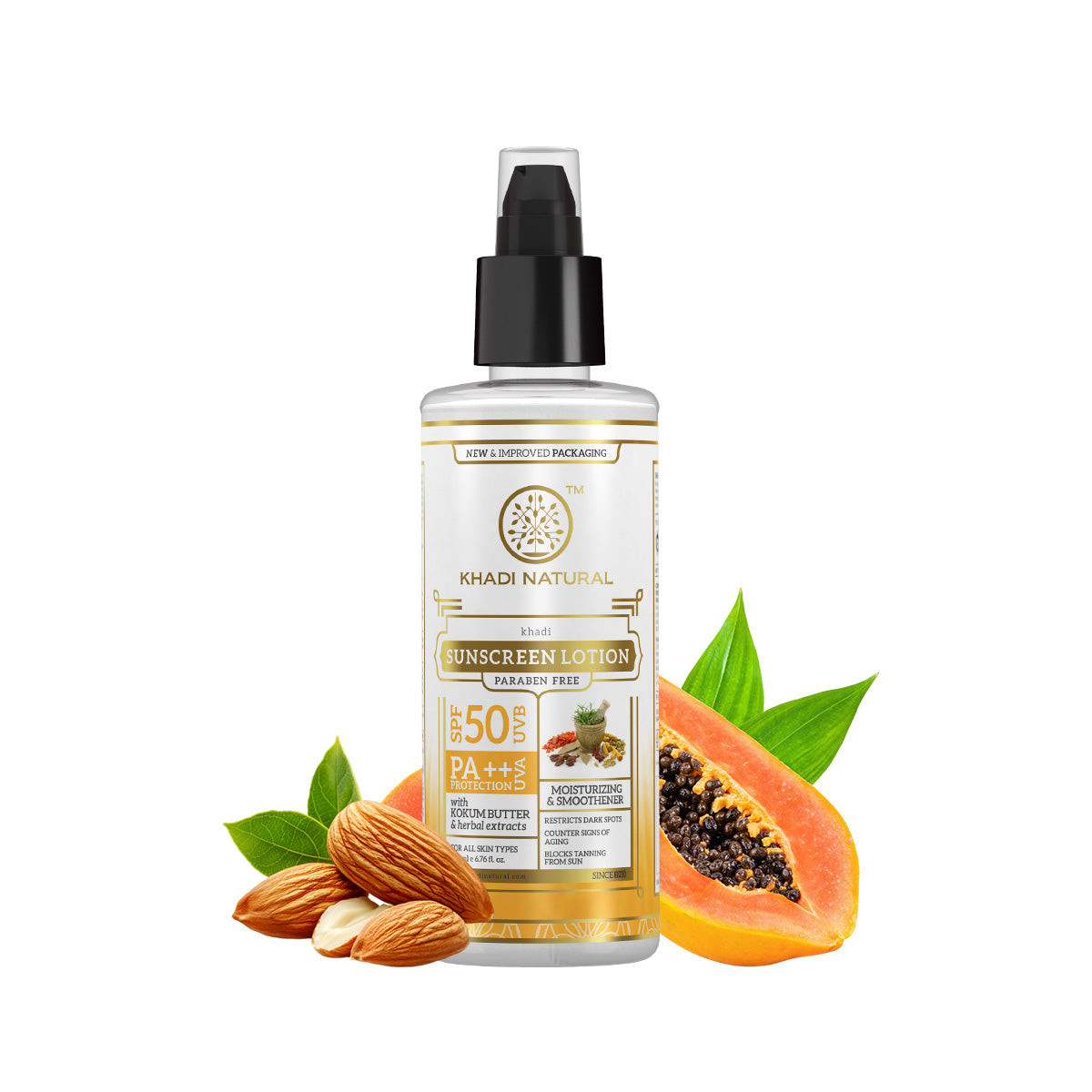 Khadi Natural Sunscreen Moisturising Lotion - SPF 50 - 100ml view 2