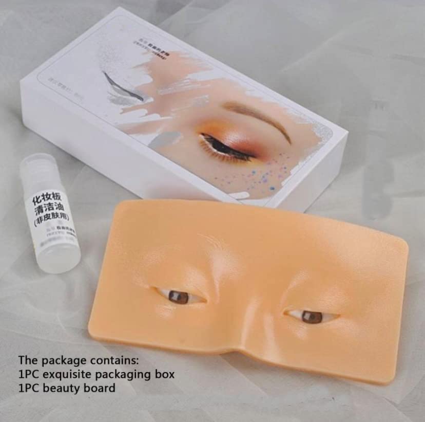 Elecsera Practice Training Head, Beauty Star Makeup Cosmetology Mannequin Head Doll 100 g (Skin) view 2