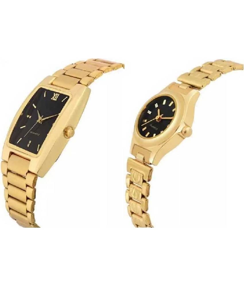 Viser ORIGINAL COLOR SARGP-1005 OLD IS GOLD BEST FOR COUPLE GOLDEN STRAP Analog Watch - For Men & Women Analog Watch - For Couple view 2