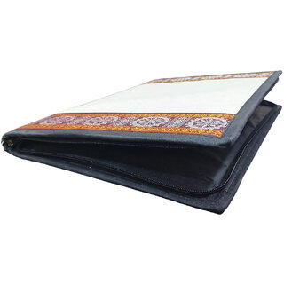 White Premium cotton File Folder view 2